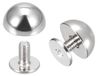 Kit de rivets avec fermeture à vis, 12 pièces, 10x5 mm, argenté