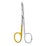 Hammacher Prepareerschaar, OP-SpeciaL, gebogen, puntige punt, lengte 105 mm