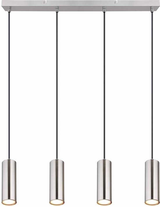 Globo hanglamp Robby - nikkel - metaal - 57911-4H