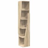 vidaXL Hoekkast - 27,5x27x140cm - Bewerkt Hout - Sonoma Eik