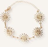 Notre-V Bracelet Sun Sieraden Dames - Goudkleurig
