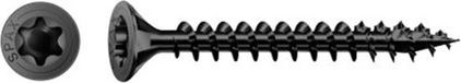 Spax T-star spaanplaatschroef 4.0x16mm vk Torx T20 zwart
