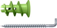 Fischer gipsplaatplug met schroefduim GK Green S - Max 8 kg - 5 stuks