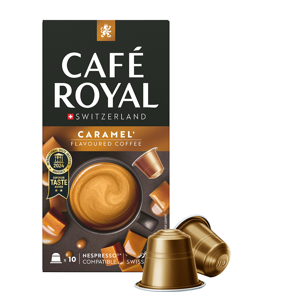 Café Royal Caramel Flavoured Edition Nespresso Compatible Capsules - Intensity 4/10 - 50 Capsules