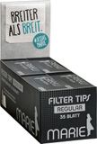 Maire Filter Tips, zwart, formaat 57 x 26 mm