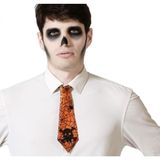 BigBuy Carnaval Halloween stropdas spinnenweb