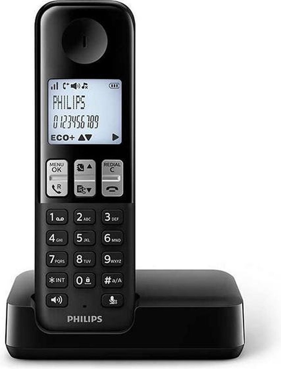 Philips Draadloze telefoon DECT Zwart