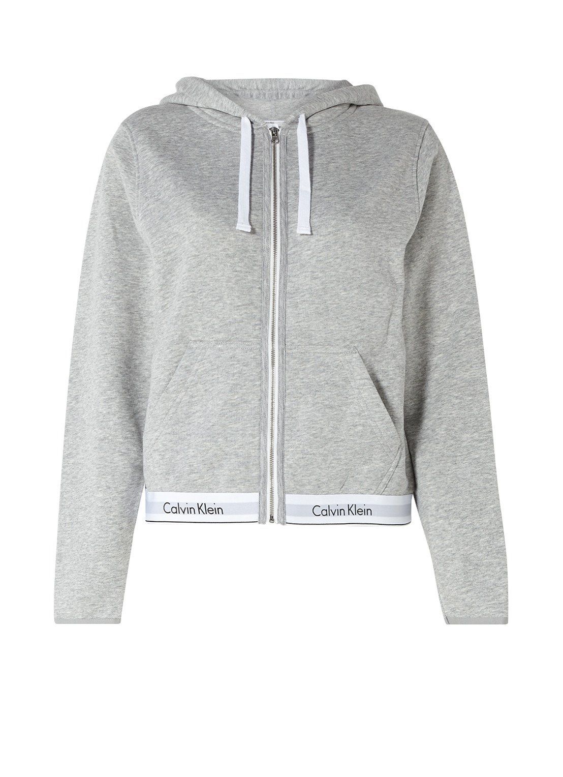 Calvin Klein Sweatvest met capuchon en logoband
