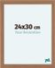 yd. Cadre photo 24x30 cm - MDF - Noyer clair - Como