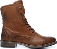 Manfield Dames Veterboots Cognac Maat 40