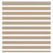 vidaXL Zebra rolgordijn 145x150 cm stofbreedte 140,9 cm polyester zandbruin