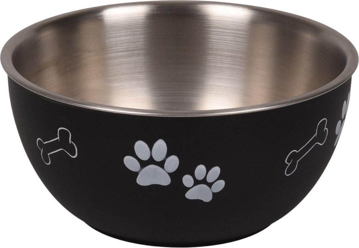 FLAMINGO Eetpot met deksel kena zwart l 17,2 cm 1250 ml