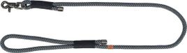 Trixie Soft Rope Zwart/Grijs Hondenriem - 100x1.3 cm