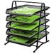 IOUGDSEC 5-laags metalen brievenbak organizer