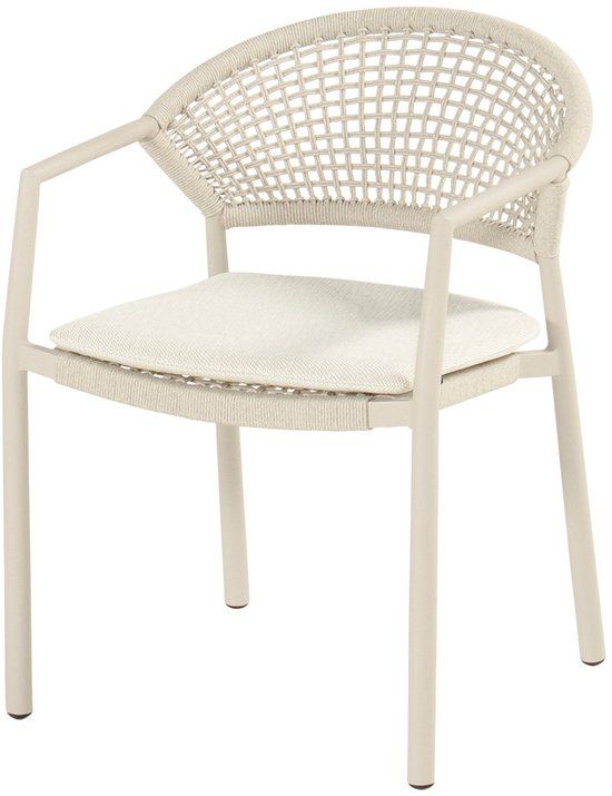 Hartman Taragona stapelbare rope dining tuinstoel - Sand