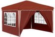 vidaXL Pop-up Feesttent Terracotta Oxford Stof 288 x 288 x 245 cm