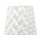 PRENDELUZ Lampenkap E27, 40 x 20 x 28 cm, parelwitte stof