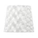 PRENDELUZ Lampenkap E27, 40 x 20 x 28 cm, parelwitte stof