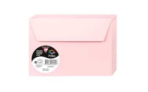 Clairefontaine 5656C - Pakket van 20 Zelfklevende Enveloppen C6 11,4x16,2cm