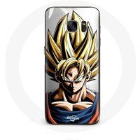 Maniacase Hoesjes voor Samsung Galaxy S6 edge Goku Wall Dragon Ball Super