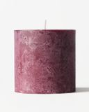 HEMA Bougie Pilier ⌀10x10cm Rustique Aubergine