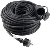 Enzo Technik Verlengsnoer 30 Meter - 3x1,5mm - IP44 - H07RN-F3 Industriele Kwaliteit - Buiten en Binnen - Zwart