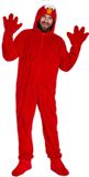 Maskworld Sesamstraat Elmo Kostuum - Rood - XXL