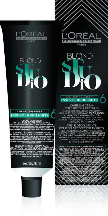 L'Oréal L\'oreal Professionnel Blond Studio Lightening Cream Creme Instant Highlights 6 90ml