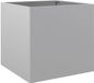 vidaXL Plantenbak 42x40x39 cm gegalvaniseerd staal zilverkleurig