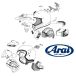 Arai Ventilation latérale casque moto MX-V Frost Offroad