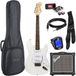 Fazley Guitare électrique - incl. amplificateur, housse, accordeur - FST118 - Blanc