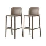 Connubia BAYO Krukken 2 stuks gerecycled polypropyleen taupe mat
