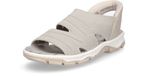 Rieker Damessandaal Beige