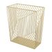 U Brands Metalen prullenbak, Vena-collectie, 6 gallon capaciteit, goud (3232U02-06)