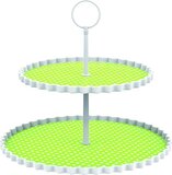 Zak!Designs Dotty 2-Tier Etagere - Green