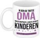 Bellatio Decorations Mok voor oma - paars - 300 ml