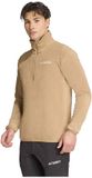 Adidas Multi Essentials Fleece Met Halve Rits Beige 2XL Man