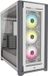 Corsair PC Gehäuse iCUE 5000X RGB, ATX, Midi-Tower, Tempered Glass, Weiß