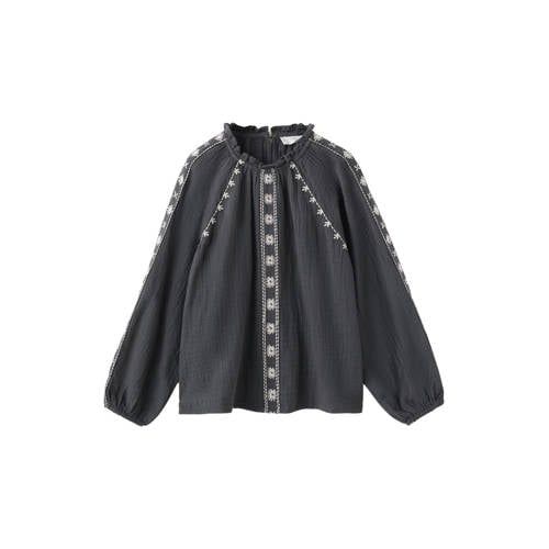 Mango Kids blousetop antraciet