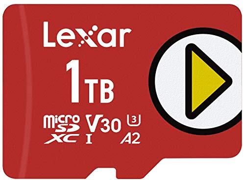 Lexar PLAY 1 TB microSDXC UHS-I-kaart, tot 150 MB/s lezen (LMSPLAY001T-BNNAG)