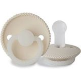 Frigg Fopspeen Rope Night - Silicone - Cream (T1) - T1 (0-6 maanden)