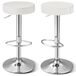 Ensemble de 2 tabourets de bar, pivotant, réglable en hauteur, similicuir, hauteur d'assise 63,5-84 cm