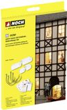 NOCH 51250 LED Permanent licht Flakkervrij, Met aansluitdraden Geschikt voor: Gebouw Koud-wit, Warm-wit 4 stuk(s)