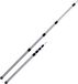 Eurotrail Télescopique Aluminium Auvent Poteau 85-250 Cm 4-Pièces Noir/Argent