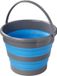 ProPlus Opvouwbare emmer - 15 liter - Siliconen - Grijs/Blauw