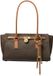 Michael Kors Hamilton Moderne Medium Sac bandoulière Femme - Similicuir - Brun/AcVert