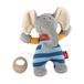 sigikid, Speelhorloge voor meisjes en jongens, olifant Lolo Lombardo, grijs/bont, 48800