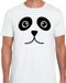 Bellatio Decorations Panda Panda / pandabeer gezicht verkleed t-shirt wit voor heren - Carnaval fun shirt / kleding / kostuum M