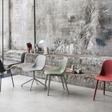 Muuto Fiber Side - Houten Onderstel