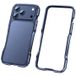 Luphie Pare-chocs en Métal iPhone 17 Pro Safe Lock - Bleu Foncé
